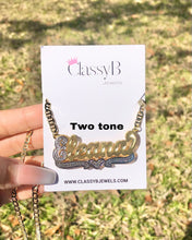 Load image into Gallery viewer, GUCCI LINK 3D NAMEPLATE NECKLACE