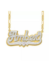Load image into Gallery viewer, 3D NAMEPLATE NECKLACE