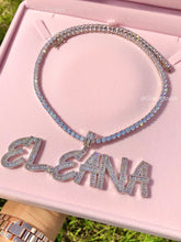 Load image into Gallery viewer, CUSTOM BAGUETTE NAME PLATE