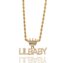 Load image into Gallery viewer, CROWN NAME NECKLACE