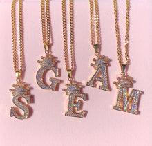 Load image into Gallery viewer, ROYALTY INITIAL PENDANT