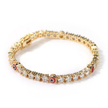 Load image into Gallery viewer, RED EVIL EYE BRACELET
