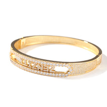 Load image into Gallery viewer, CUSTOM ICED OUT BANGLE

