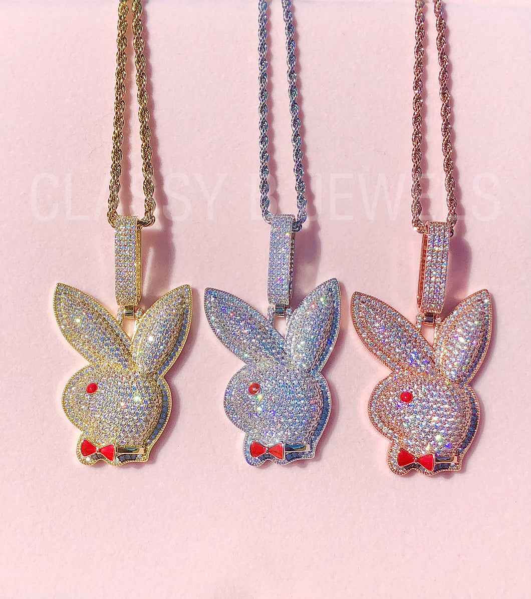 ICY BUNNY NECKLACE