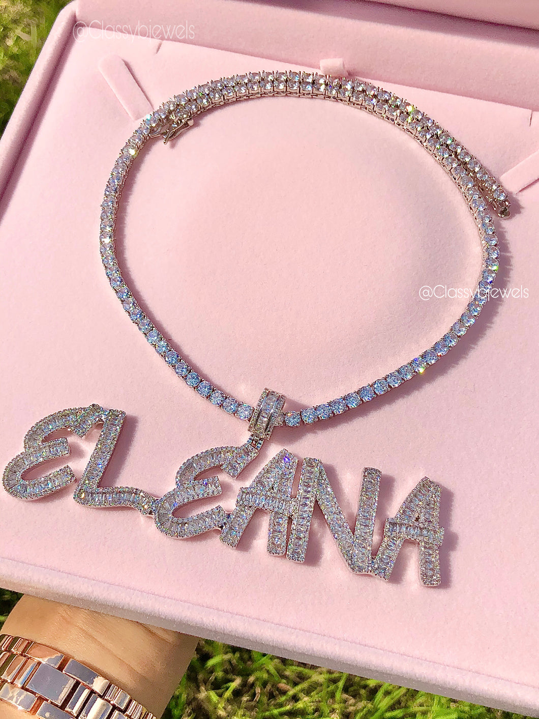 CUSTOM BAGUETTE NAME PLATE