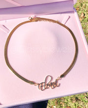 Load image into Gallery viewer, CUSTOM HERRINGBONE NECKLACE
