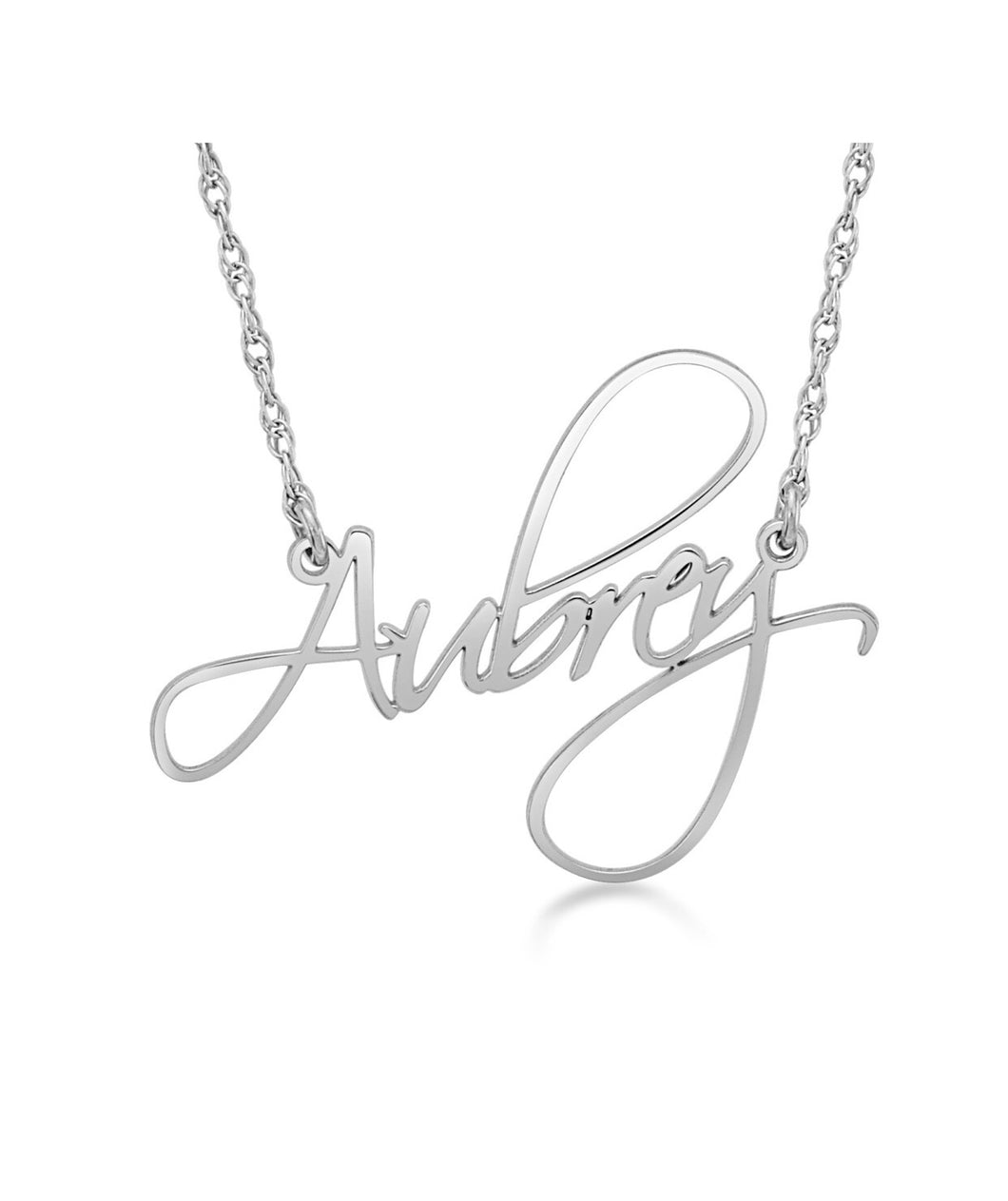 SCRIPT NAME NECKLACE