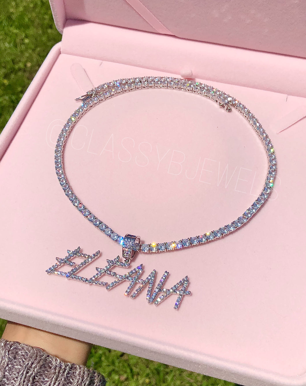 CUSTOM FUNKY FONT NECKLACE