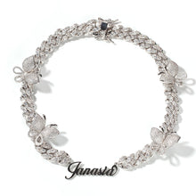 Load image into Gallery viewer, CUSTOM BUTTERFLY CUBAN NECKLACE
