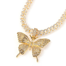 Load image into Gallery viewer, BUTTERFLY CUBAN LINK SET (GOLD)

